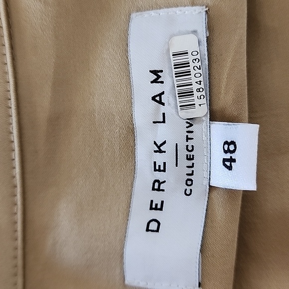 Derek Lam Collective Military Inspired Cropped Wrap Shirt Size 48/US12 - Picture 8 of 10